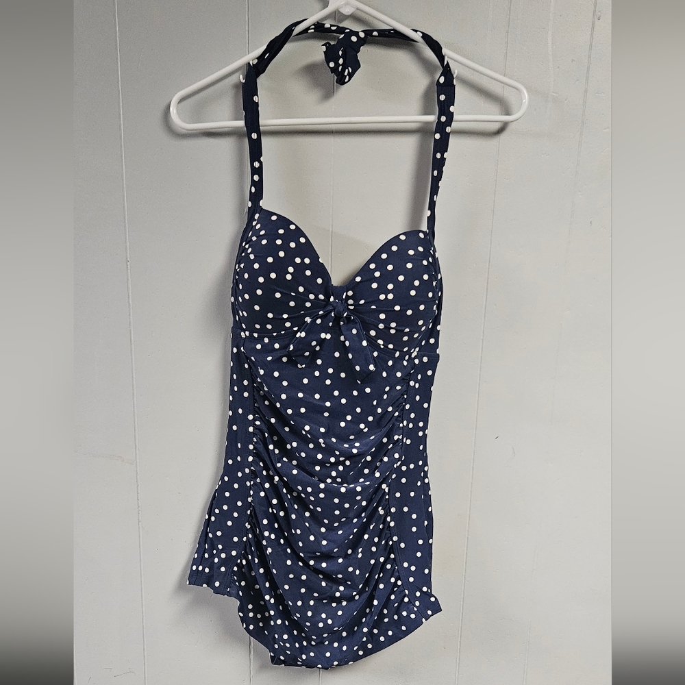 Merona Polka Dot Skirted Swimsuit